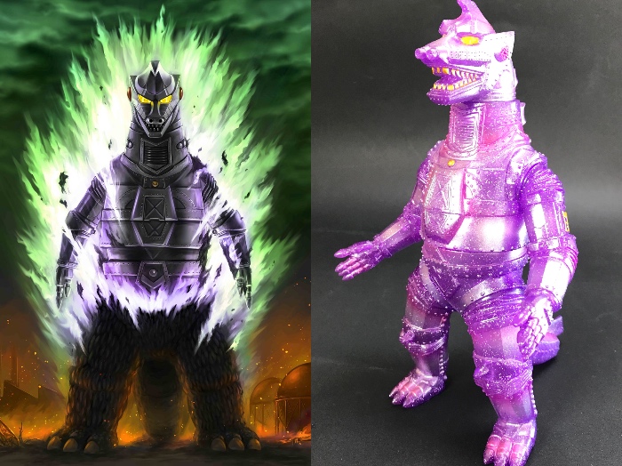 オレンジ目 メカゴジラ 350 50th Anniv. Aurora オーロラ クリア