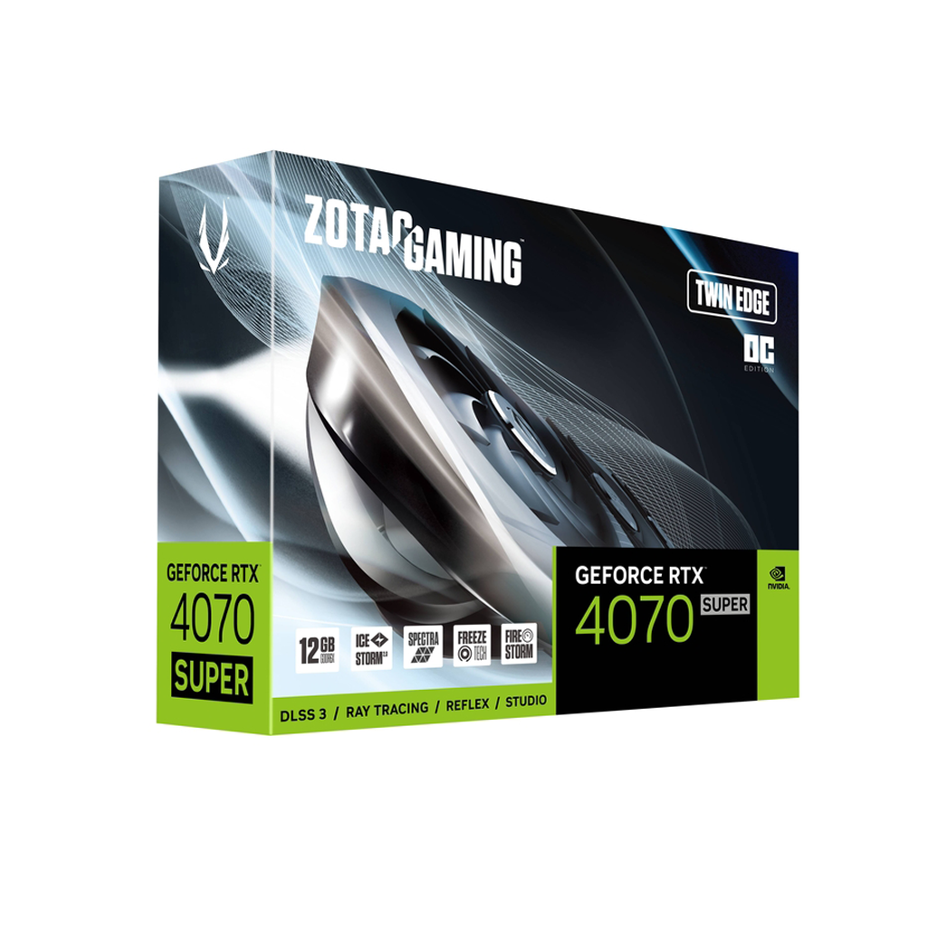 ZOTAC GAMING GeForce RTX 4070 SUPER Twin Edge 12GB GDDR6X