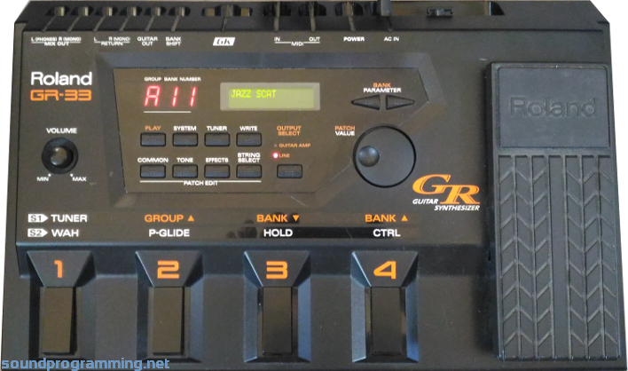 Roland GR-33 | Sound Programming
