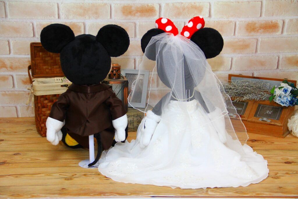 ミッキー タキシード ぬいぐるみ 結婚式 花婿 結婚祝い ミッキー