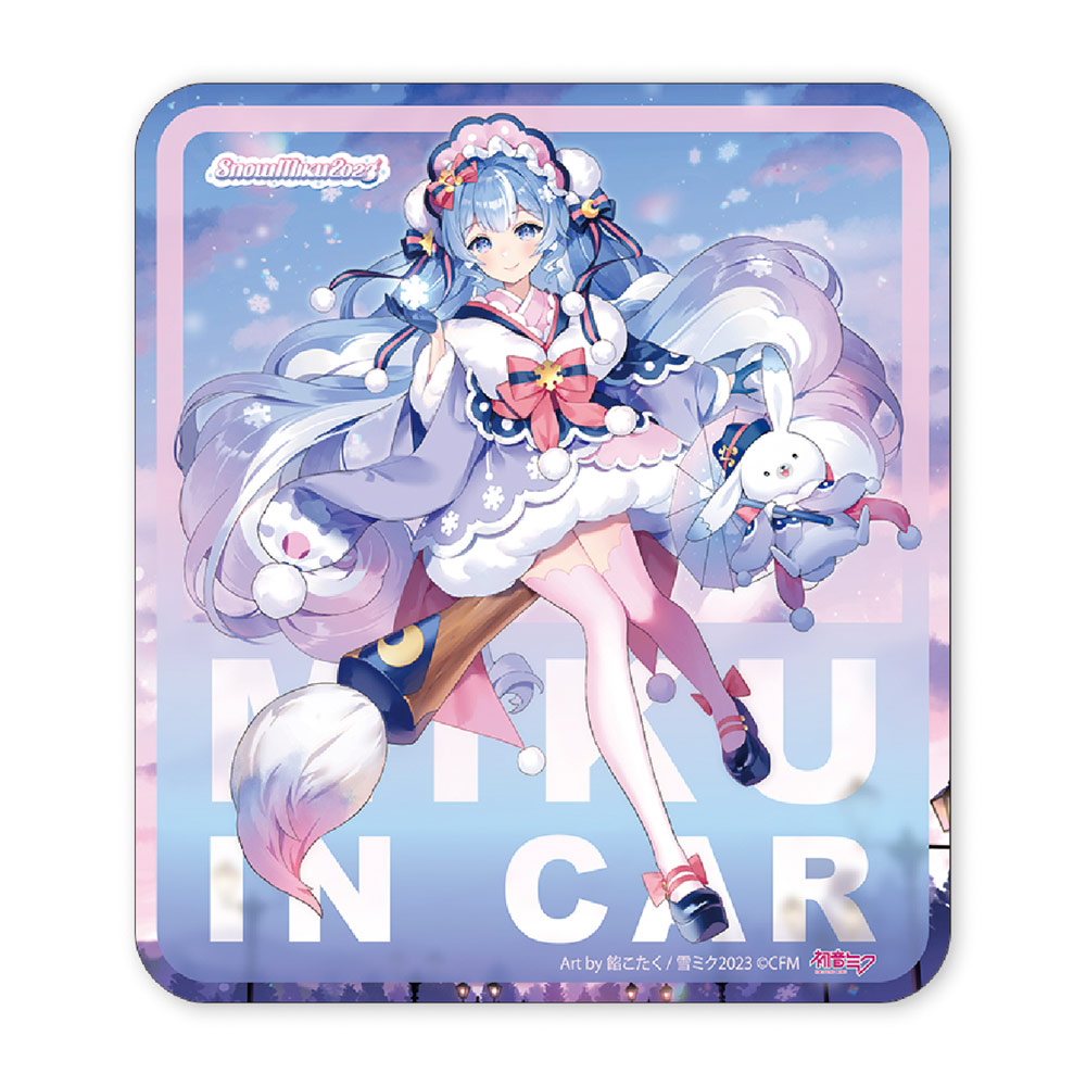 グッズ]雪ミク MIKU IN CAR ステッカー（SNOW MIKU 2023ver.）｜SNOW