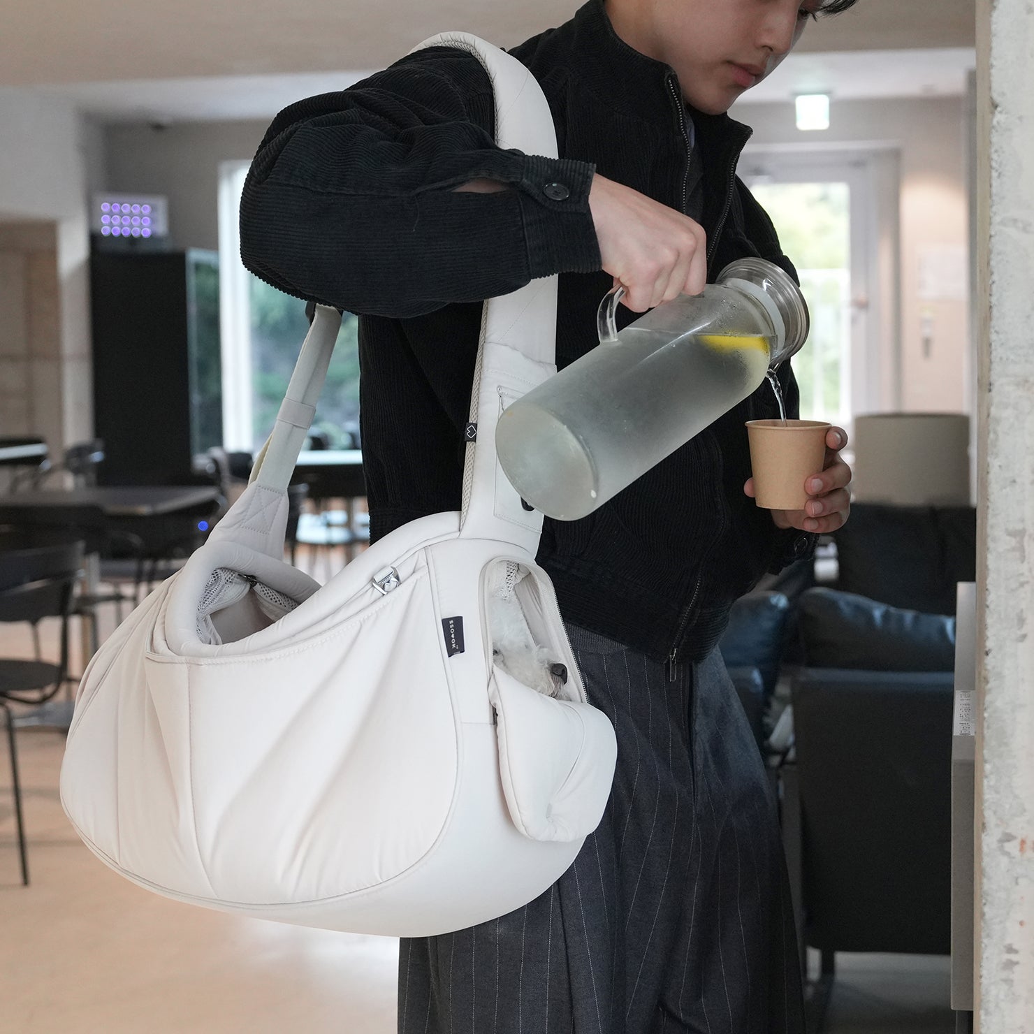 SO-CA019] SSOOOK SLING BAG (V.Open)