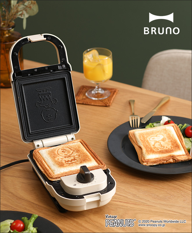 BRUNO ホットサンドメーカー スヌーピー