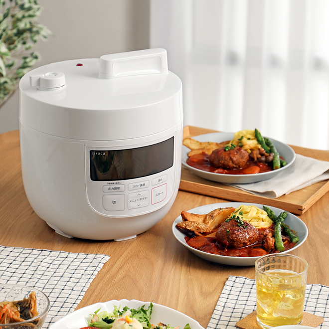 siroca 電気圧力鍋 4Lサイズ SP-4D151 | セレクトショップ・AQUA（アクア）