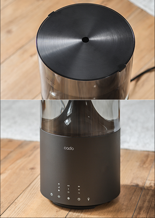 加湿器 cado カドー STEM300 Black Premium プラック プレミアム 上面