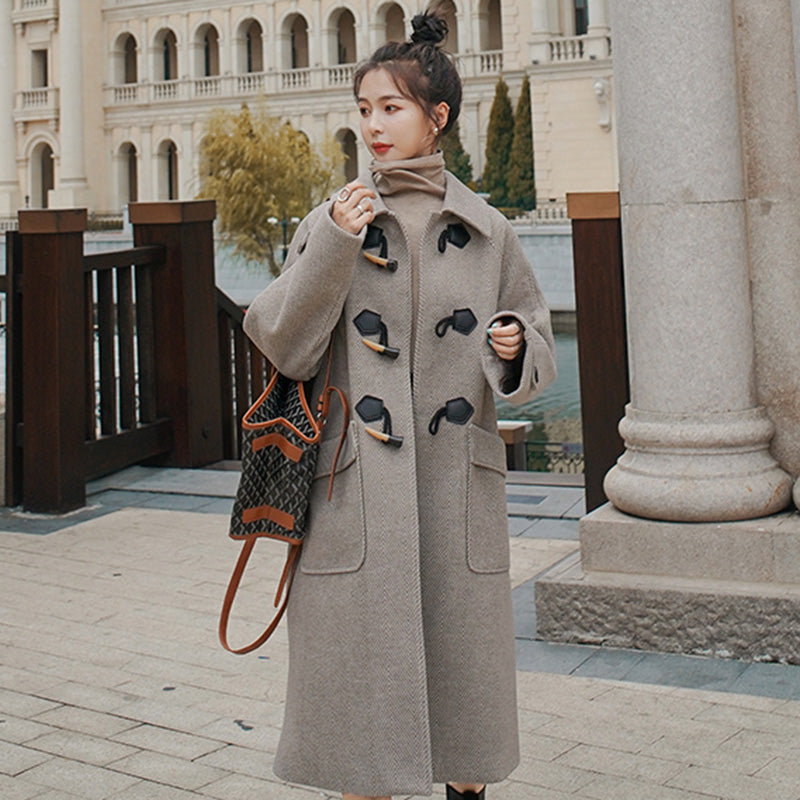 グレー ウール ダッフルコート 【公式通販】