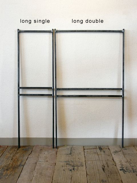 マットでアイアンな極太＆フラット鉄脚♪ 100×600×700 □型 2脚ver