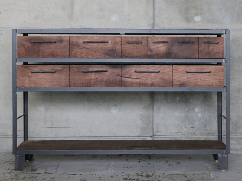 wood iron shelf 420*910*225 エコメルカリ便割り引き可 wood iron