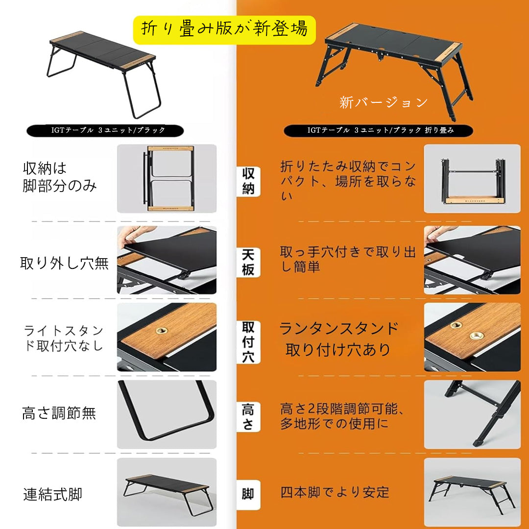 BLACKDEER 折りたたみIGTテーブル – SWAG_GEAR
