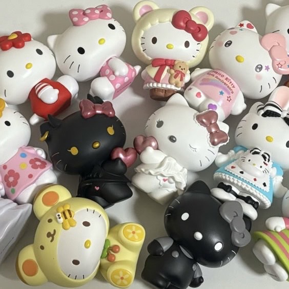 キティ ゆめタウン ラスト賞 フィギュア おすわりフィギュア happyくじ