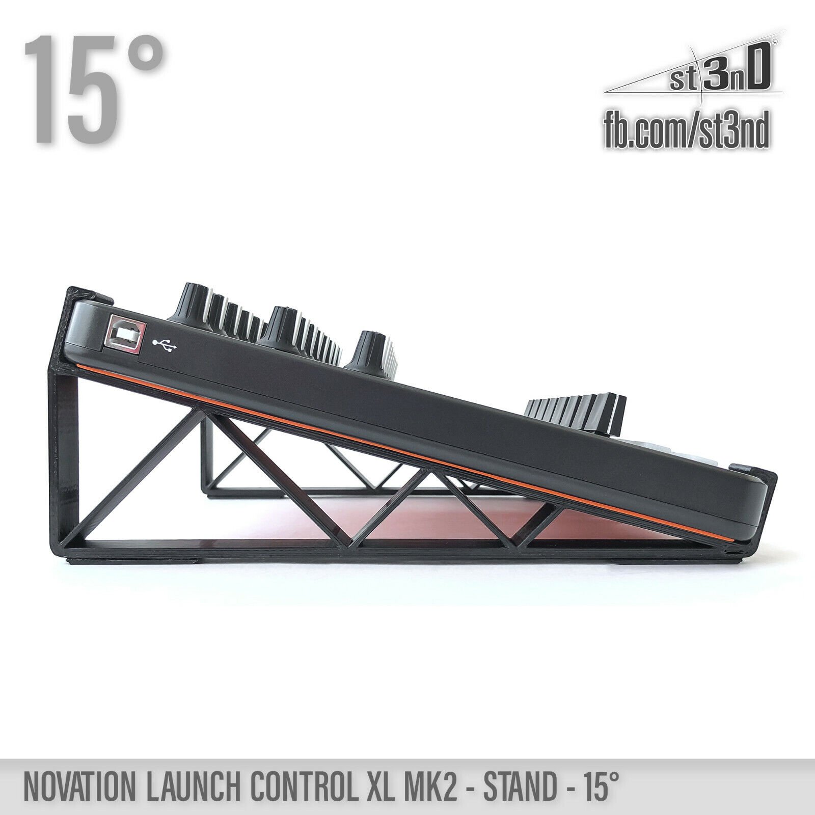 STAND for NOVATION LAUNCH CONTROL XL Mk2 - 15° - Synth Stand +