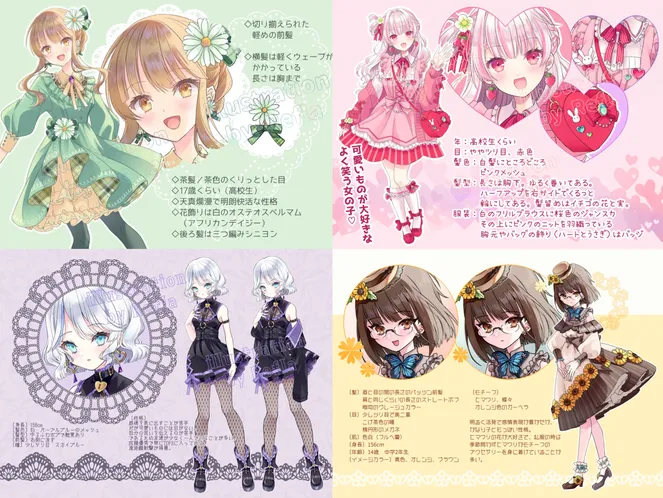 立ち絵、キービジュアル制作 - Refla - nizima by Live2D