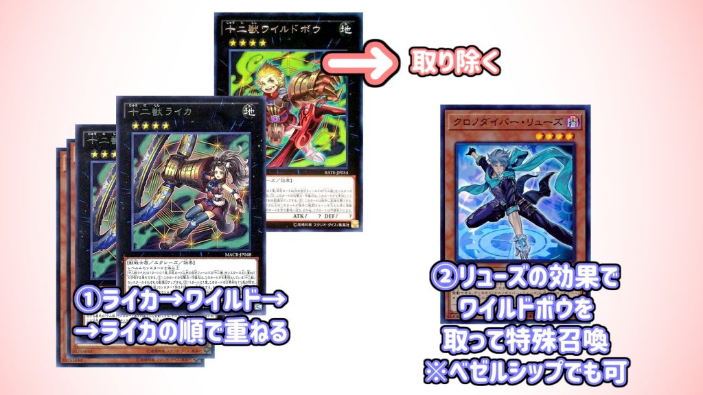 師走クロノダイバー】デッキ/墓地/場から相手カードを頂戴する