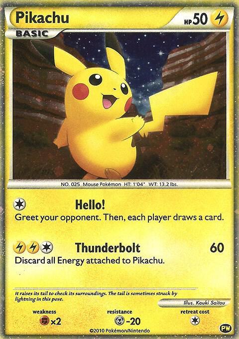 PSA10 Pikachu ピカチュウワールド アメリカ 2010 Pikachu [English