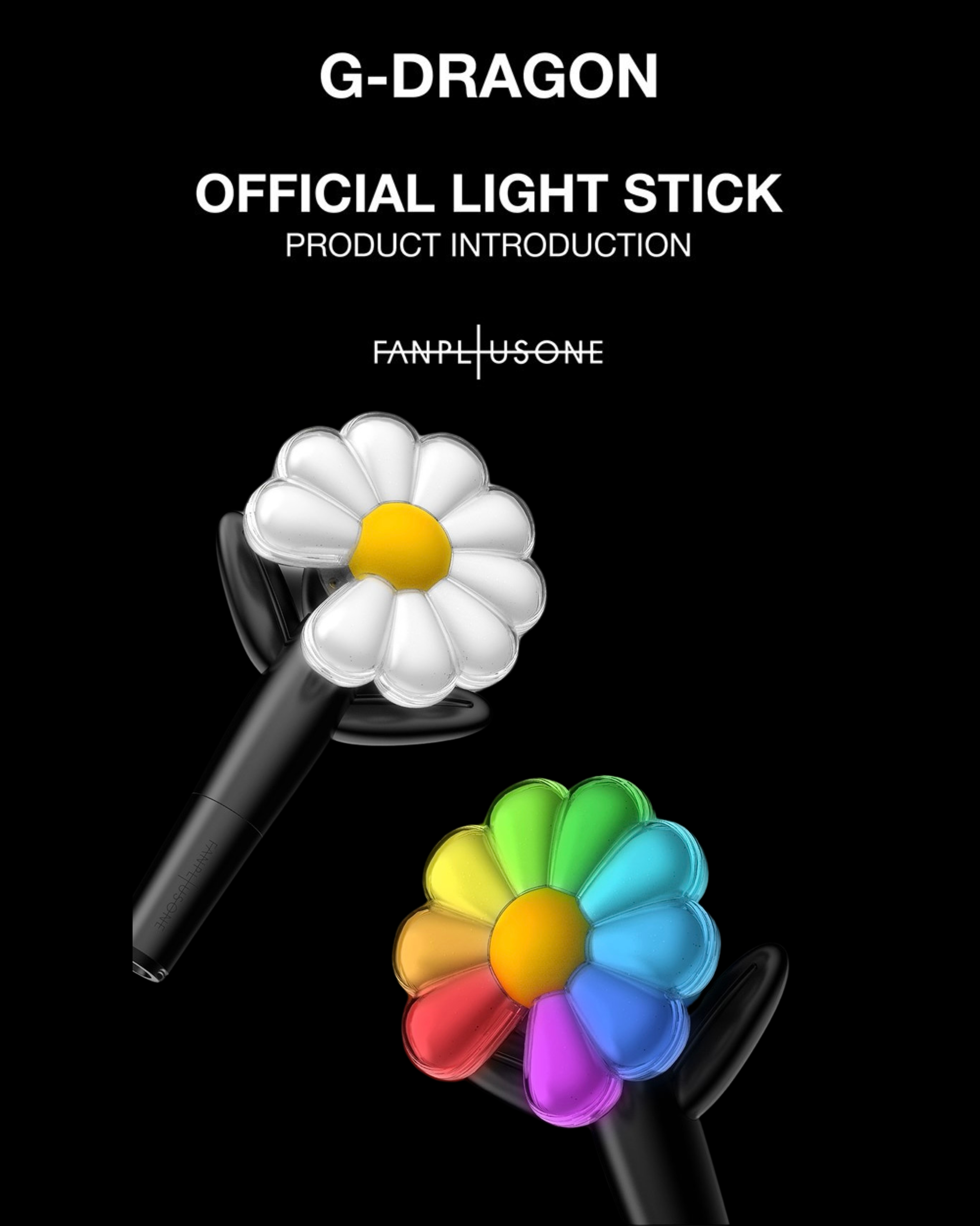 K-pop Fan Light G-Dragon Official Light Stick - Pre-Order For K