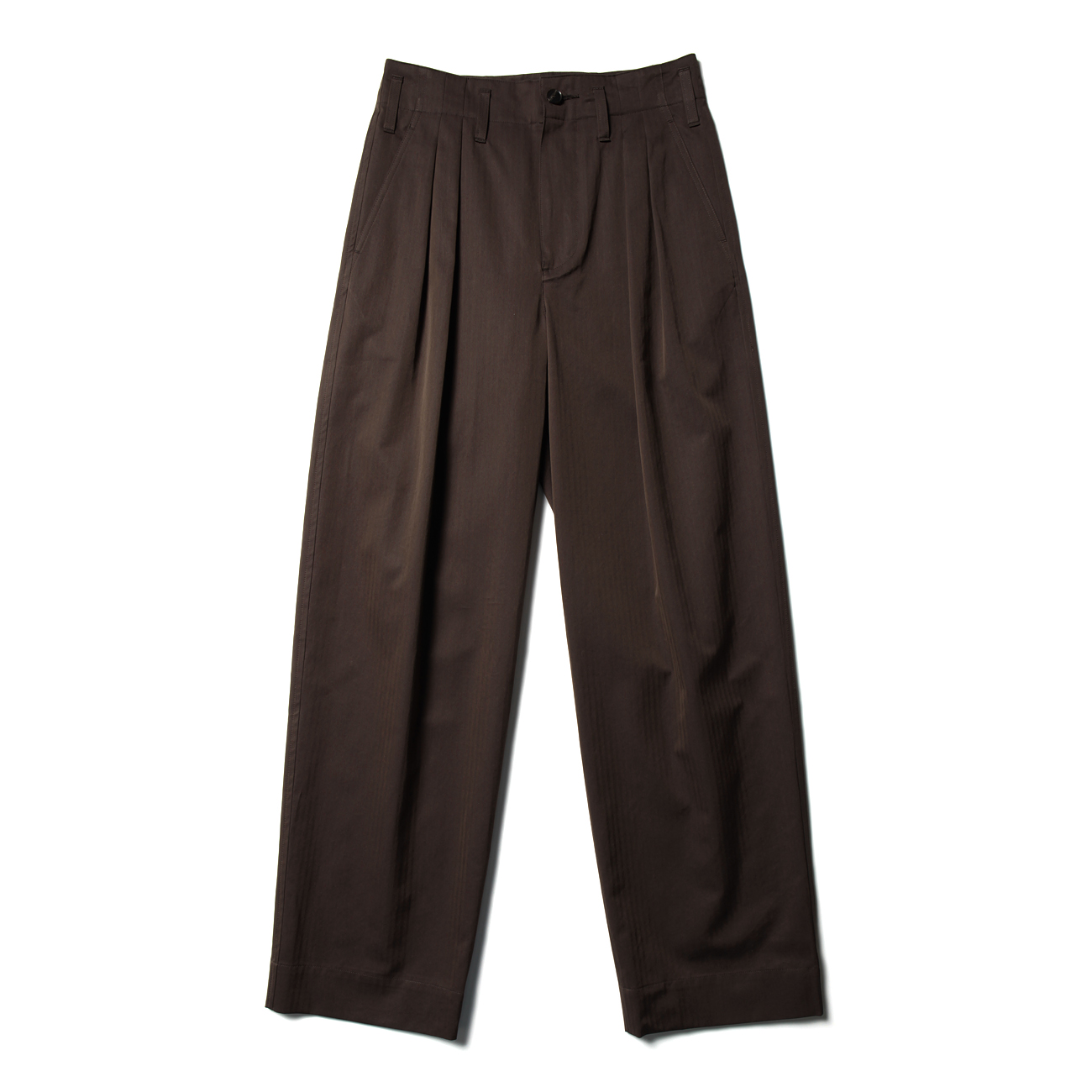 AURALEE / オーラリー | WASHED FINX HERRINGBONE SLACKS (メンズ