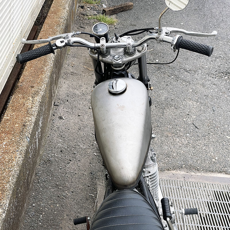 ナロースポーツスタータンク ボルトオンフルキット スチール素地 SR400
