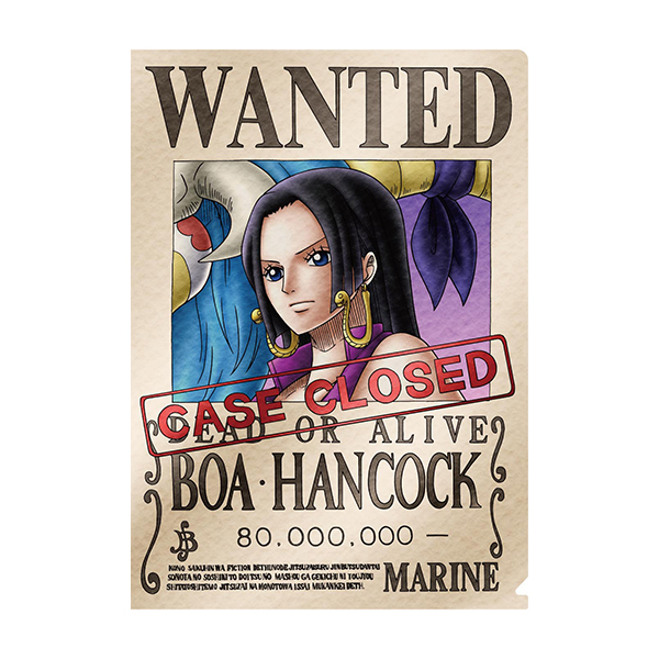 ワンピース】手配書クリアファイル ハンコック: 雑貨｜東映