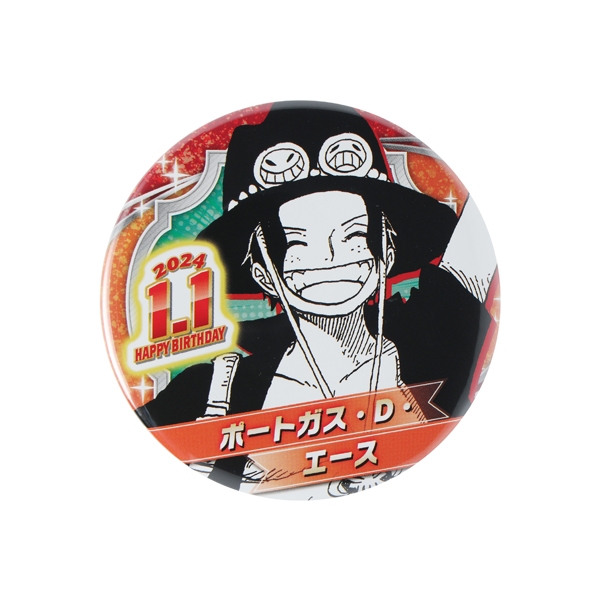 ONE PIECE トンガリ バースデイ缶バッジ エース ONE PIECE トンガリ