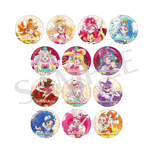 全プリキュア展】缶バッジ（2012～2014）（全14種ランダム1個）: 雑貨