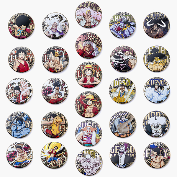 ワンピース ONEPIECE ALL FACES ハンコック 缶バッジ ONE PIECE