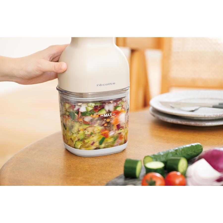 レコルト コードレスカプセルカッター ボンヌ ナチュラルブラック -の