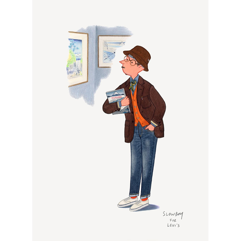 直筆サイン入り 複製原画】SLOWBOY FOR LEVI'S② Mr.Slowboy Mr