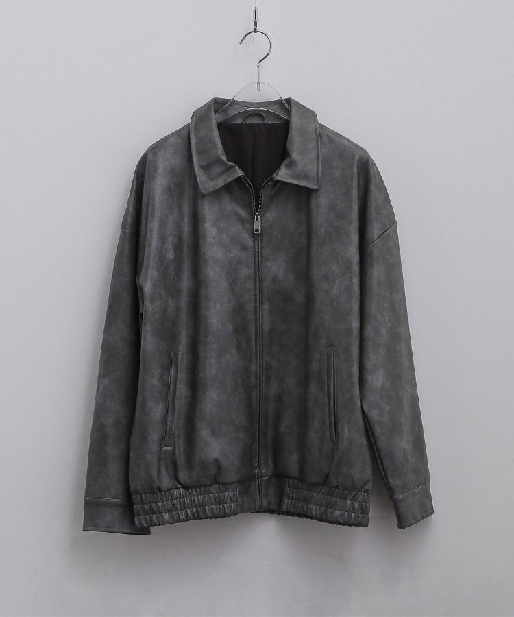 ヴィンテージライクジップアップブルゾン（ブルゾン/ジャンバー） | tk