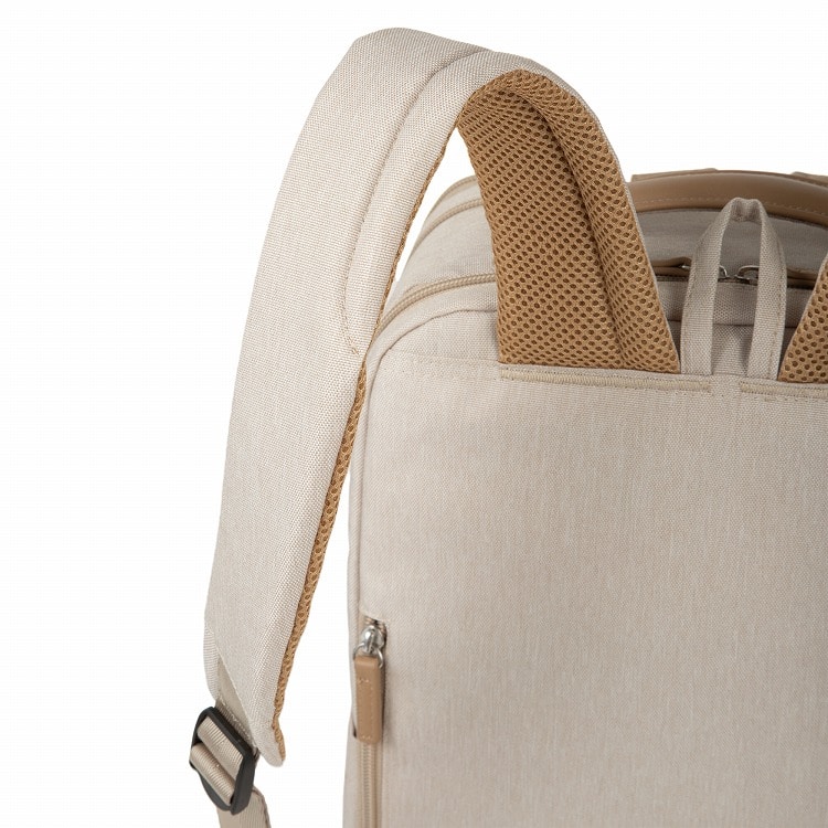 s.t154】AWW 多機能バックパック 大容量 ベージュ 楽天市場】リュック