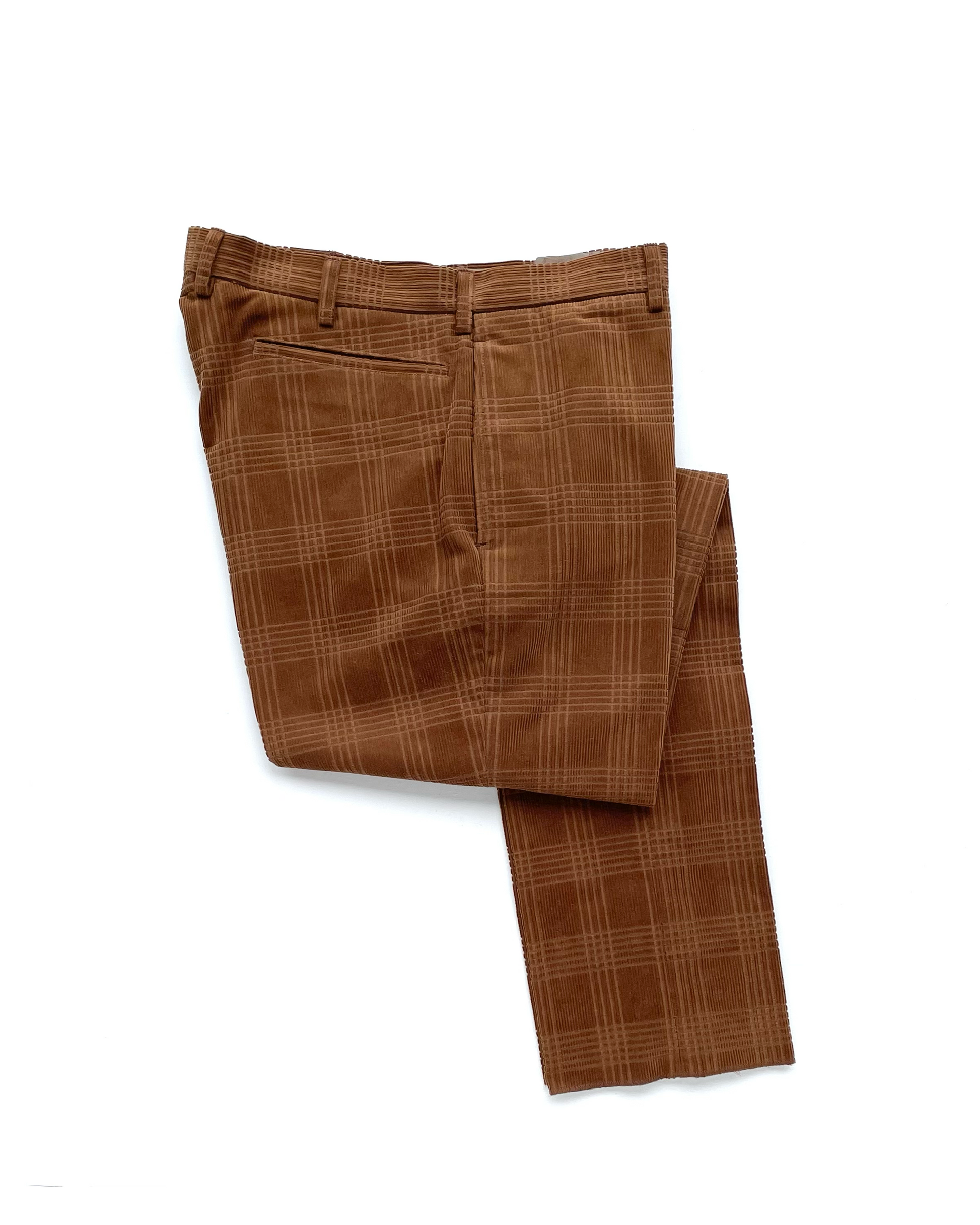 TRIM FIT PANTS / CHECK CORDUROY – ANATOMICA OFFICIAL ONLINE STORE