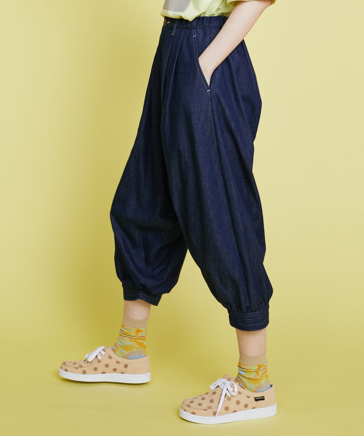 ライトデニム サルエルパンツ｜BIGI online store - ビギ オンラインストア