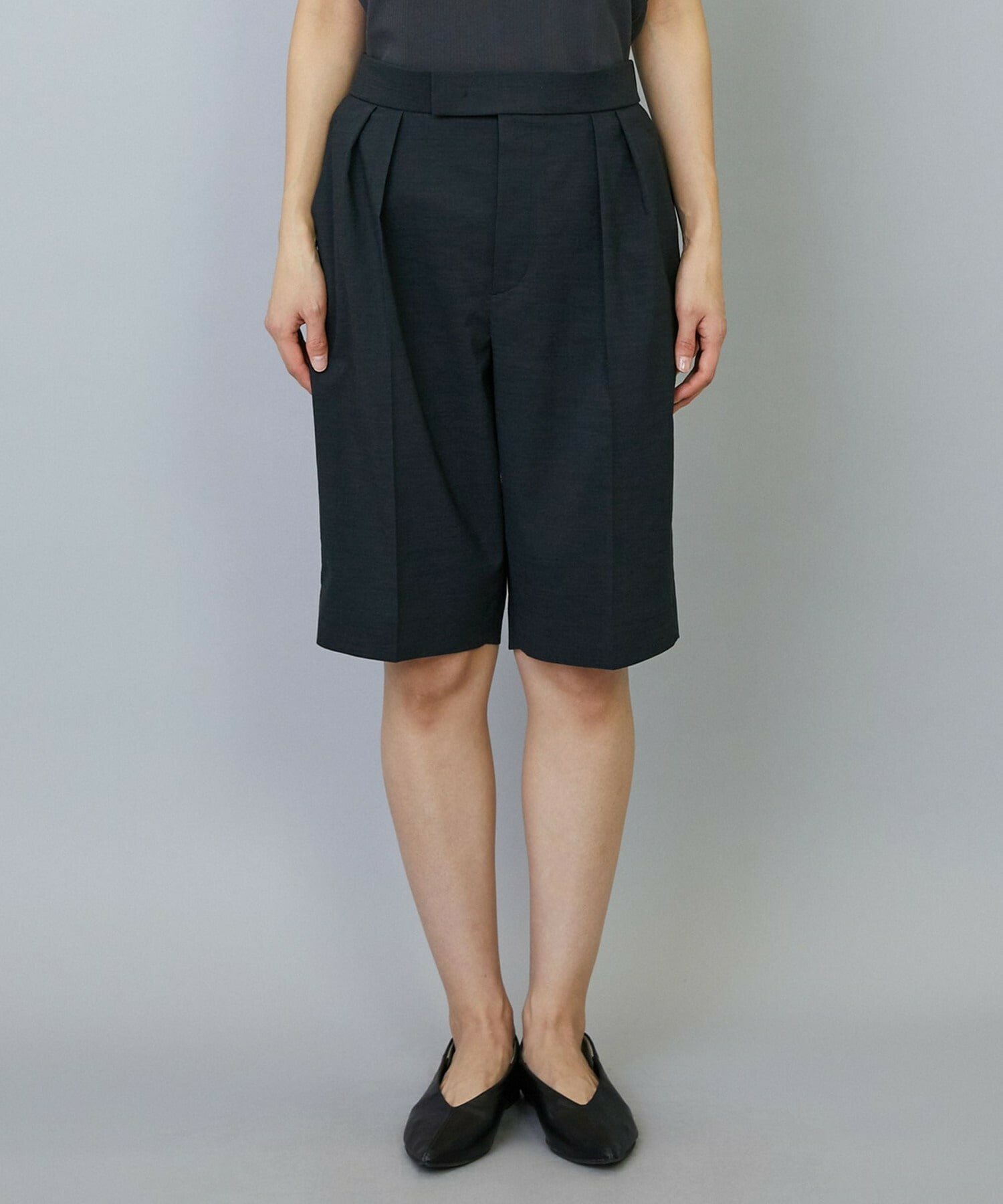 スタイリスト戸野塚かおるコラボ ドライリネンストレッチショート