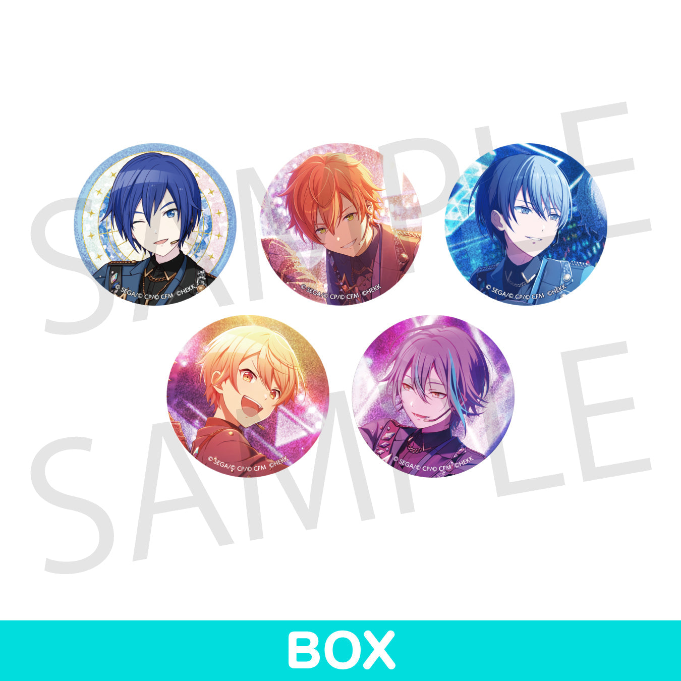 プロセカ×あんスタコラボ メタリック缶バッジ 逆先夏目 プロセカ×あん