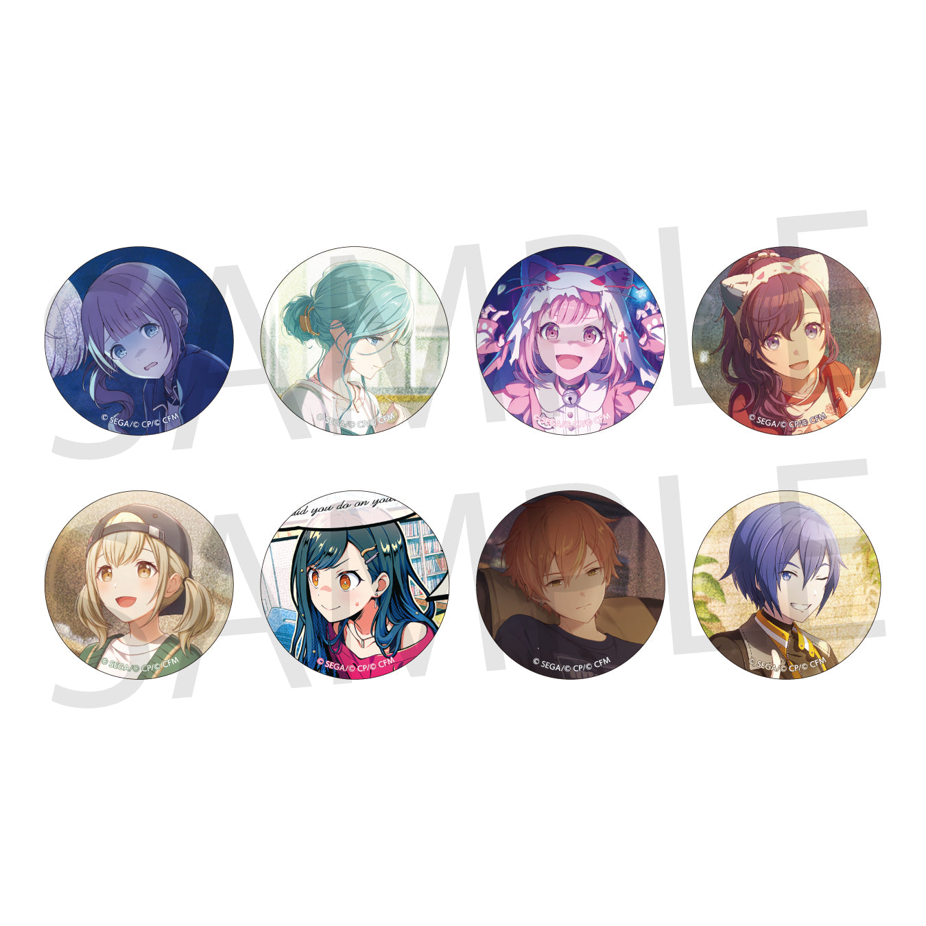 予約商品】グリッター缶バッジ イベントイラストコレクション vol.47 A