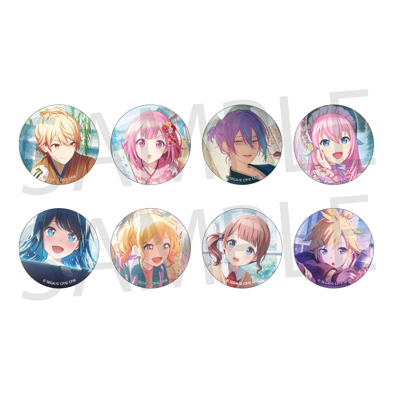 プロセカ 鳳えむ 缶バッジ 30B ピエロ 25個