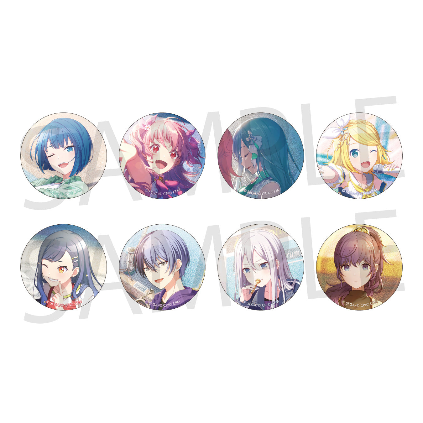 予約商品】グリッター缶バッジ イベントイラストコレクション vol.45 B