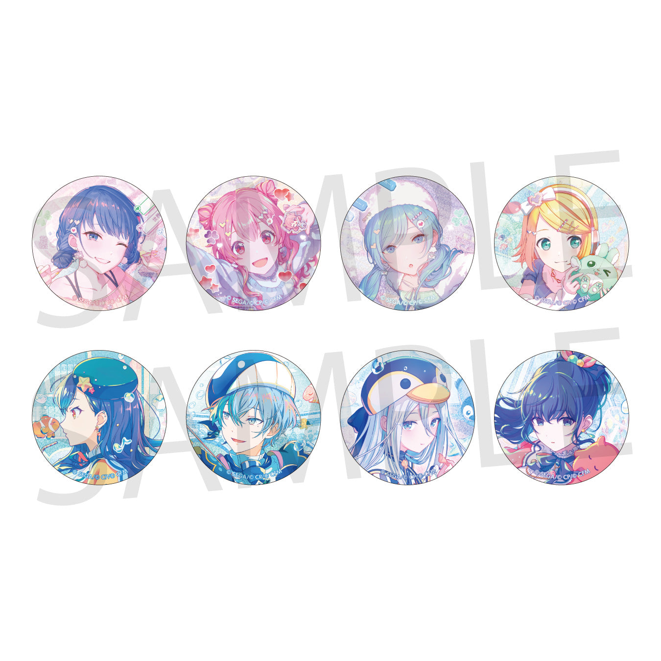 予約商品】グリッター缶バッジ イベントイラストコレクション vol.46 B