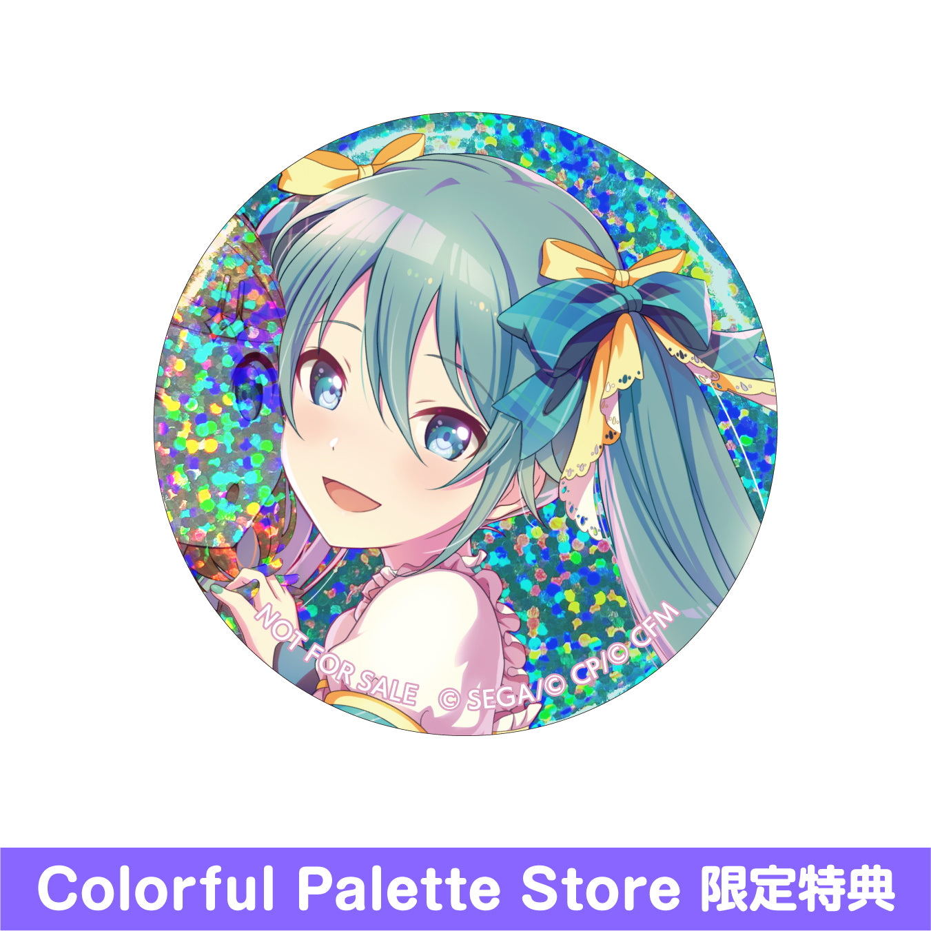 プロセカ 初音ミク モモミク グリッター缶バッジ グリ缶 vol.16A 16A