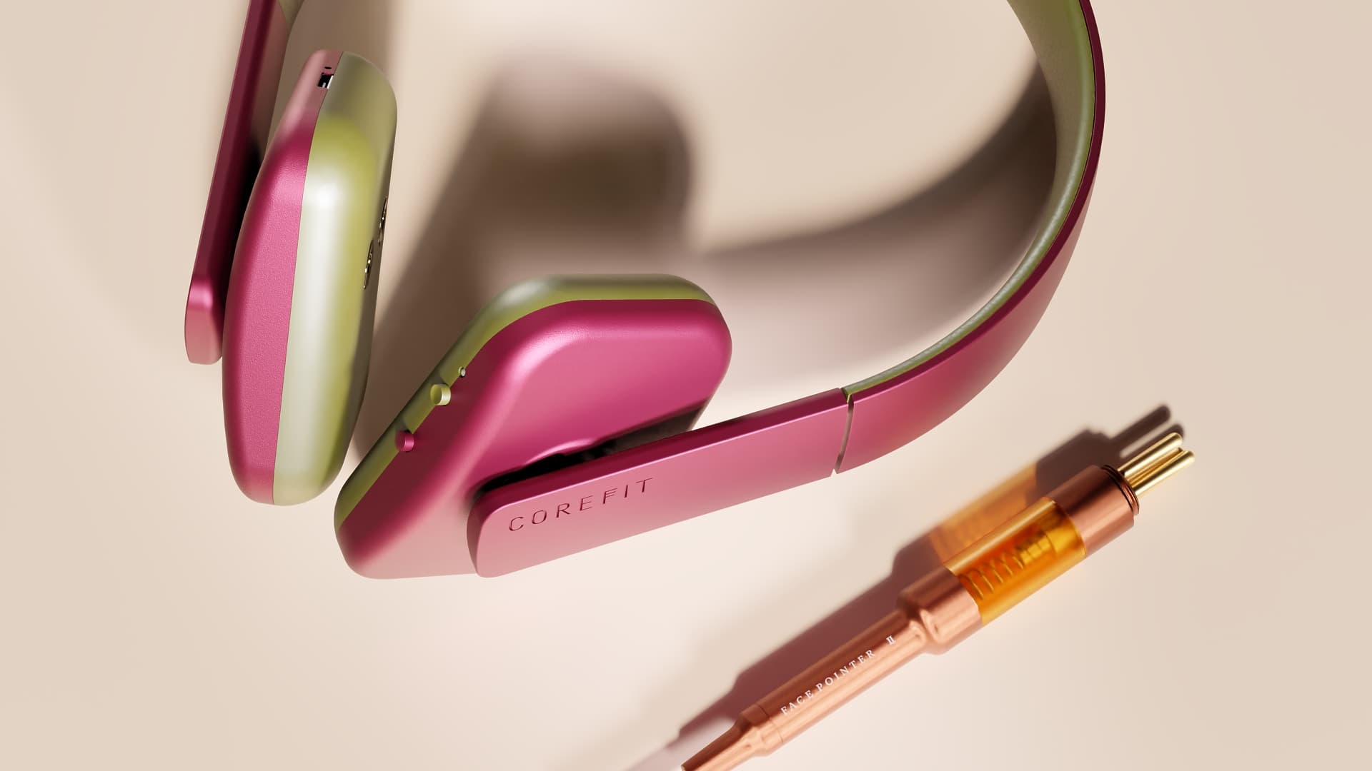 Core Design 多機能美顔器 赤白 B-by-C／COREFITオンラインストア