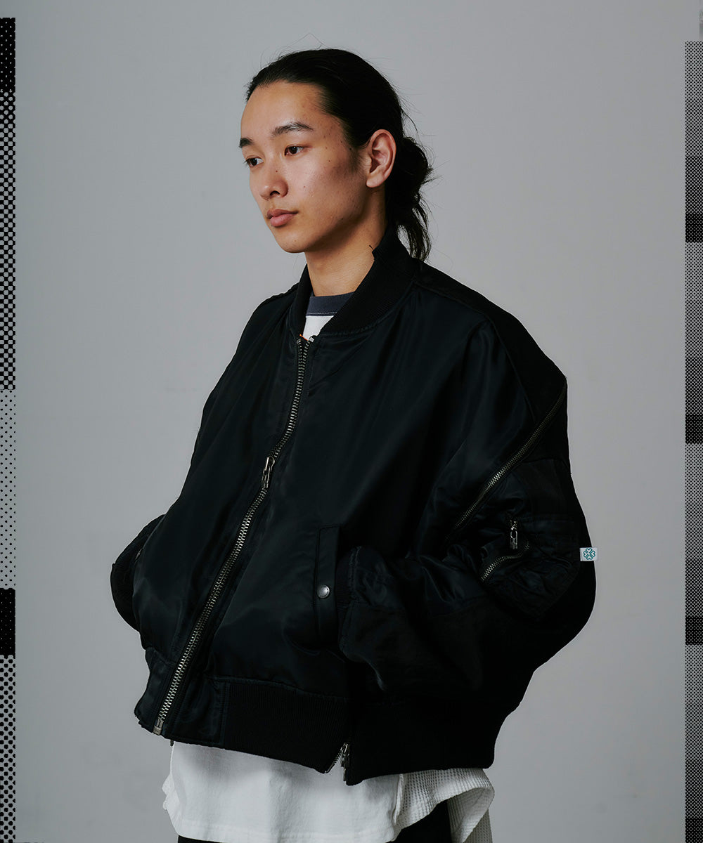 DISTORTED ZIPPER MA-1 – FACETASM e-store