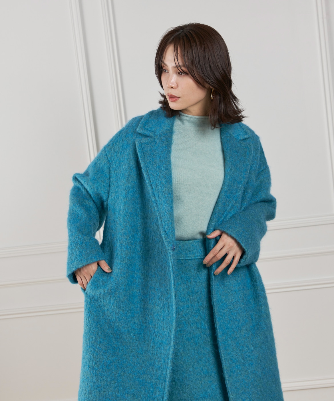 シャギーチェスターコート｜Le Souk（ルスーク）｜フランドル（FLANDRE