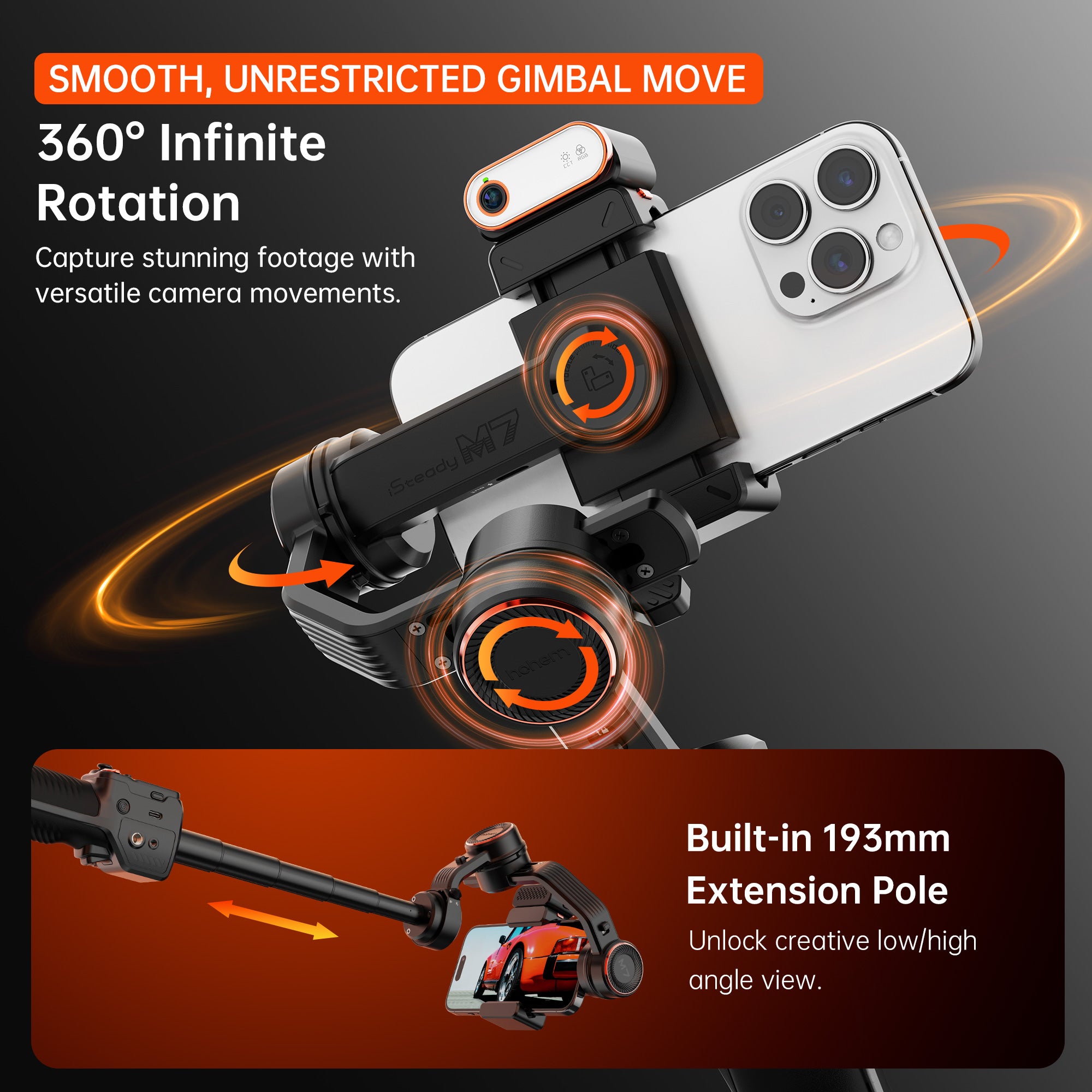 Hohem iSteady M7 phone gimbal Creator Kit