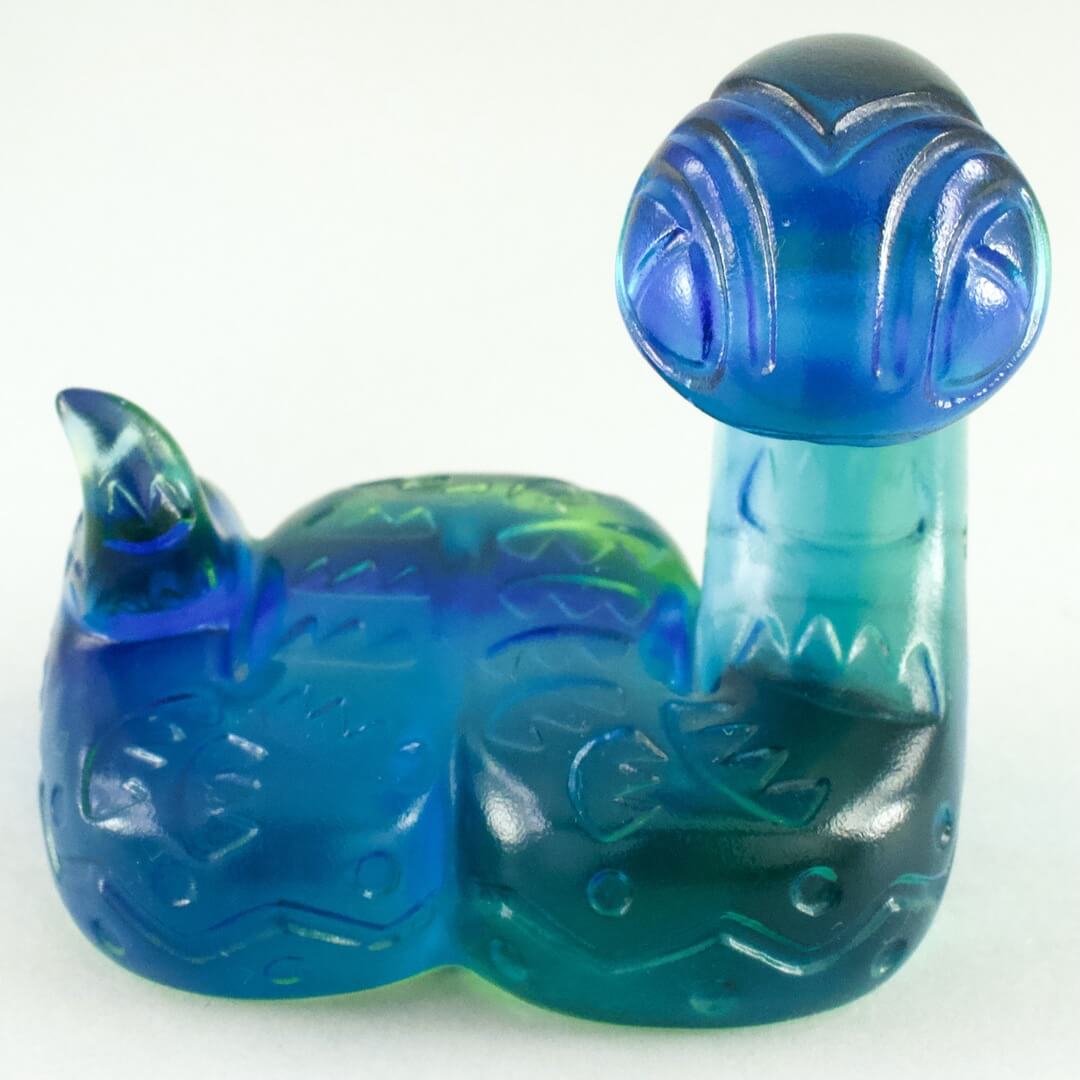 琉園 tittot 瑠璃ガラス チャイニーズクリスタル 台湾 置物 龍 ドラゴン