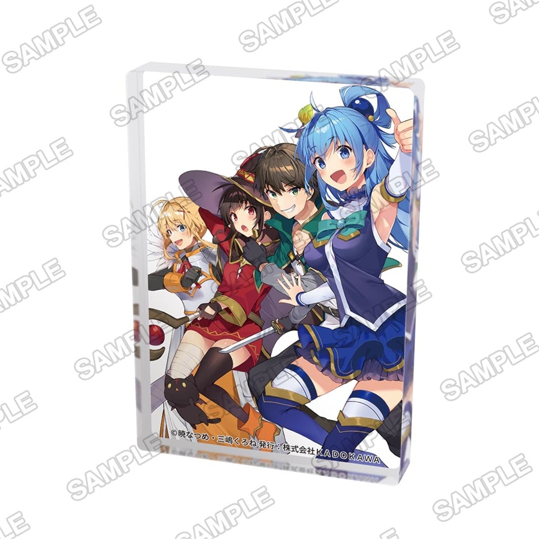 ライトノベル展2025 A7アクリルブロック この素晴らしい世界に祝福を