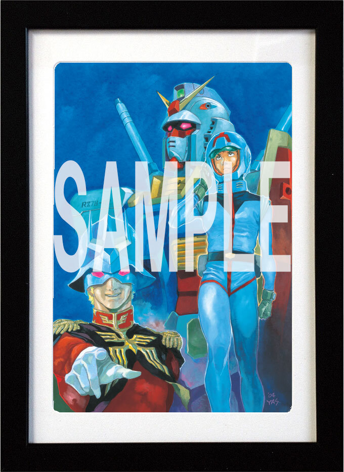 安彦良和 機動戦士ガンダム ジ・オリジン B2複製原画 安彦良和／機動