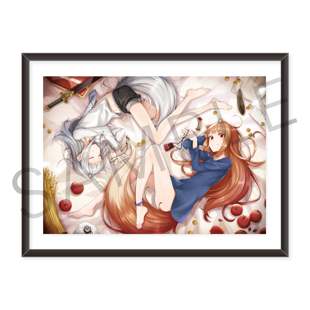 WS 電撃文庫 狼と香辛料 ロレンス&ホロ SP サイン ヴァイシュ