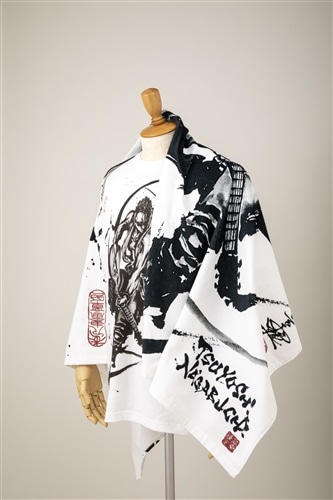 長渕剛 武人画ビッグタオル 「疾風風神ノ図」: その他グッズ