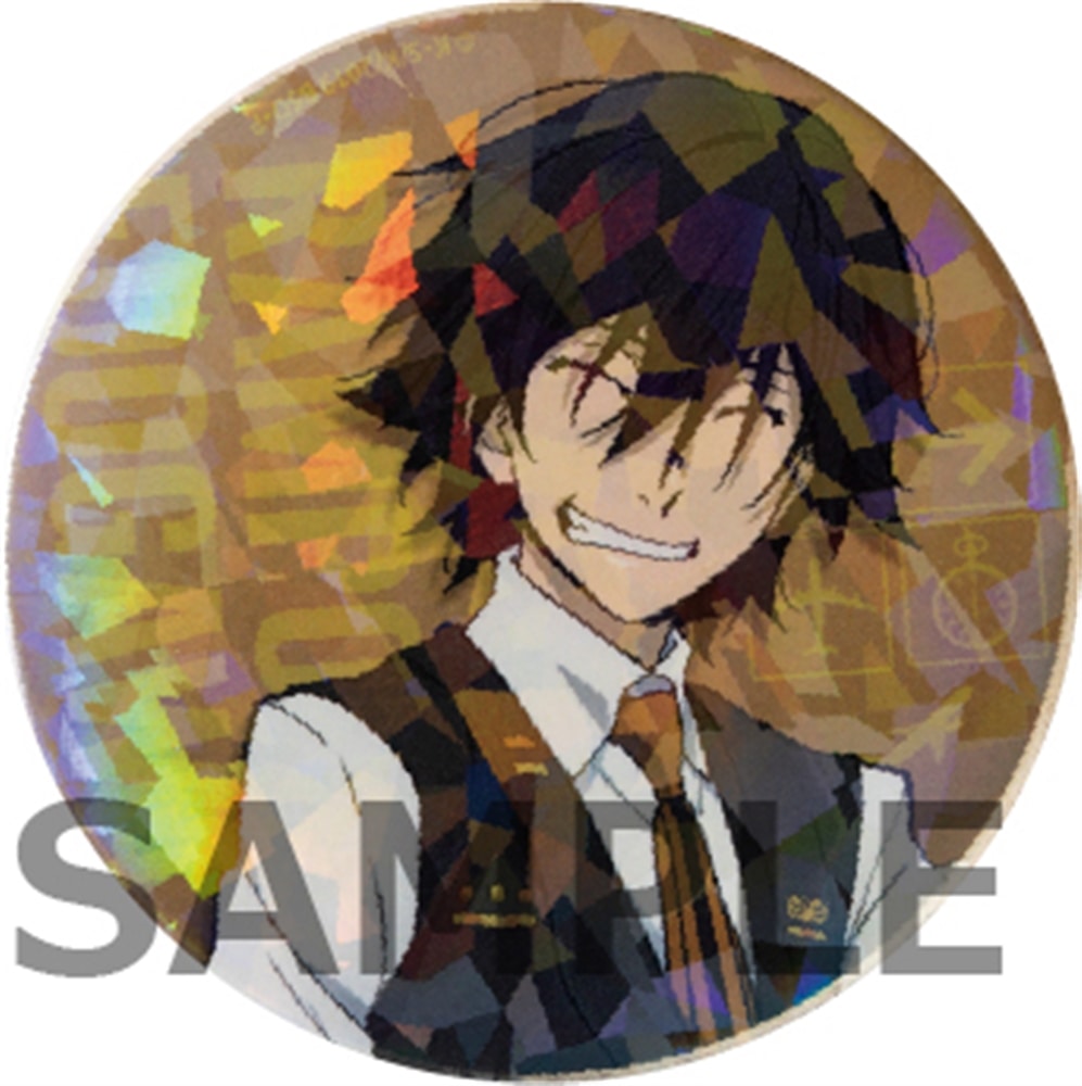 江戸川乱歩 文豪ストレイドッグス 文スト ブローチ風缶バッジ オーバル