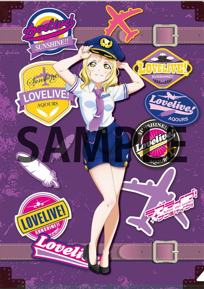 小原鞠莉 ラブライブ サンシャイン 色紙 コースター 韓国 Aqours ラブ