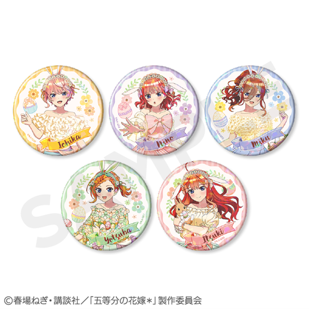 五等分の花嫁＊」トレーディングホログラム75mm缶バッジ BOX: グッズ